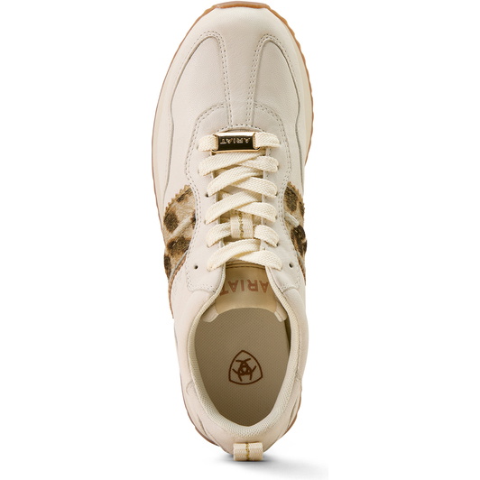 2026 Ariat Womens Ranch Runner Trainer 10074338 - Bright Cream